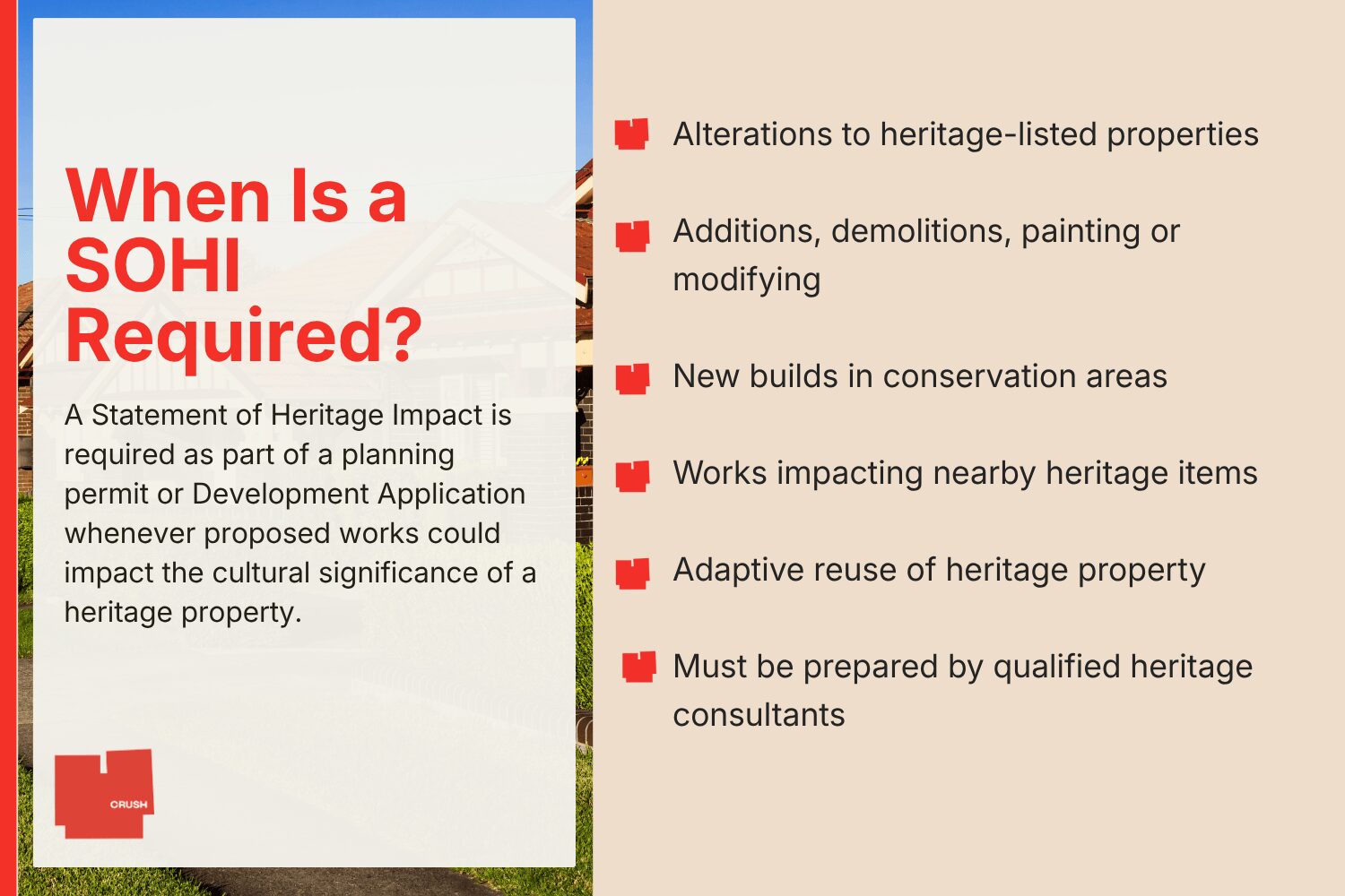 what is a statement of heritage impact?